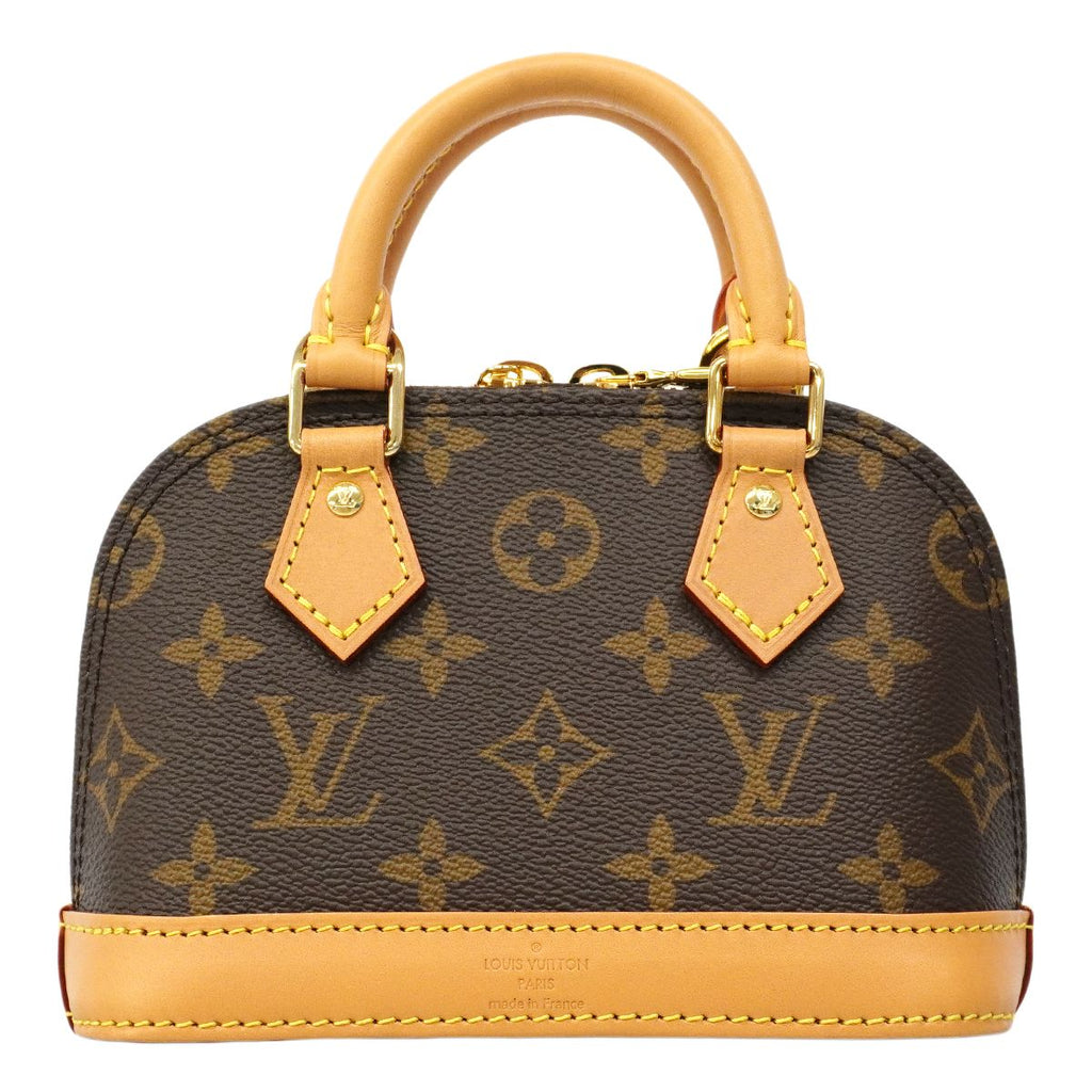 Louis Vuitton Handbag Monogram Nano Alma Brown 2-Way — view 6