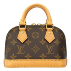 Louis Vuitton Handbag Monogram Nano Alma Brown 2-Way — view 6