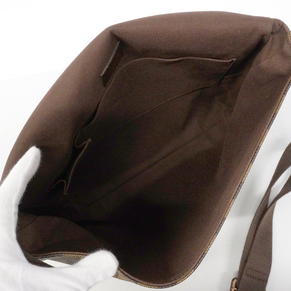 Louis Vuitton Shoulder Bag Damier Brooklyn MM Ebene — view 4