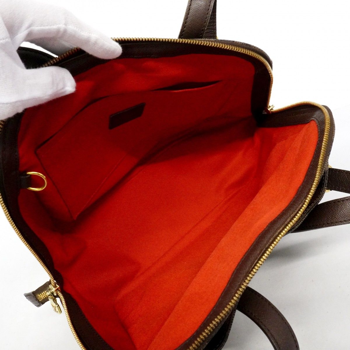 Louis Vuitton Shoulder Bag Damier Belem MM Ebene — view 4