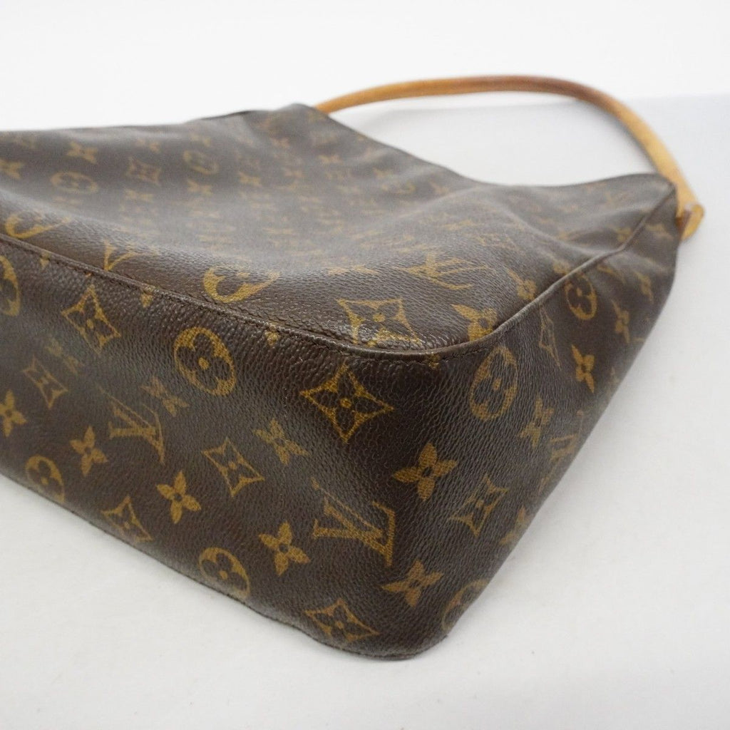 Louis Vuitton Shoulder Bag Monogram Looping GM Brown — view 7