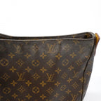 Louis Vuitton Shoulder Bag Monogram Looping GM Brown — view 8