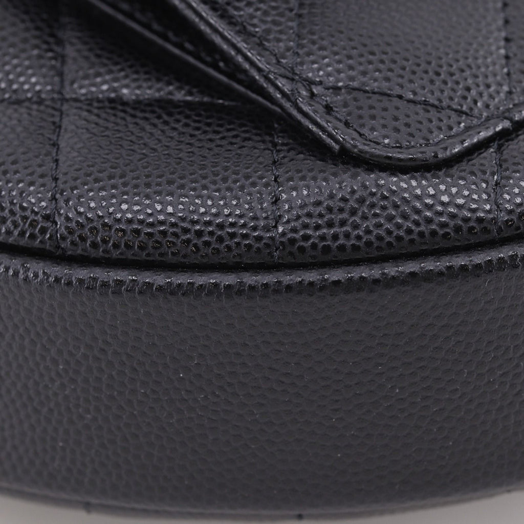 Chanel Mini Bag Quilted Caviar Leather Black — view 4