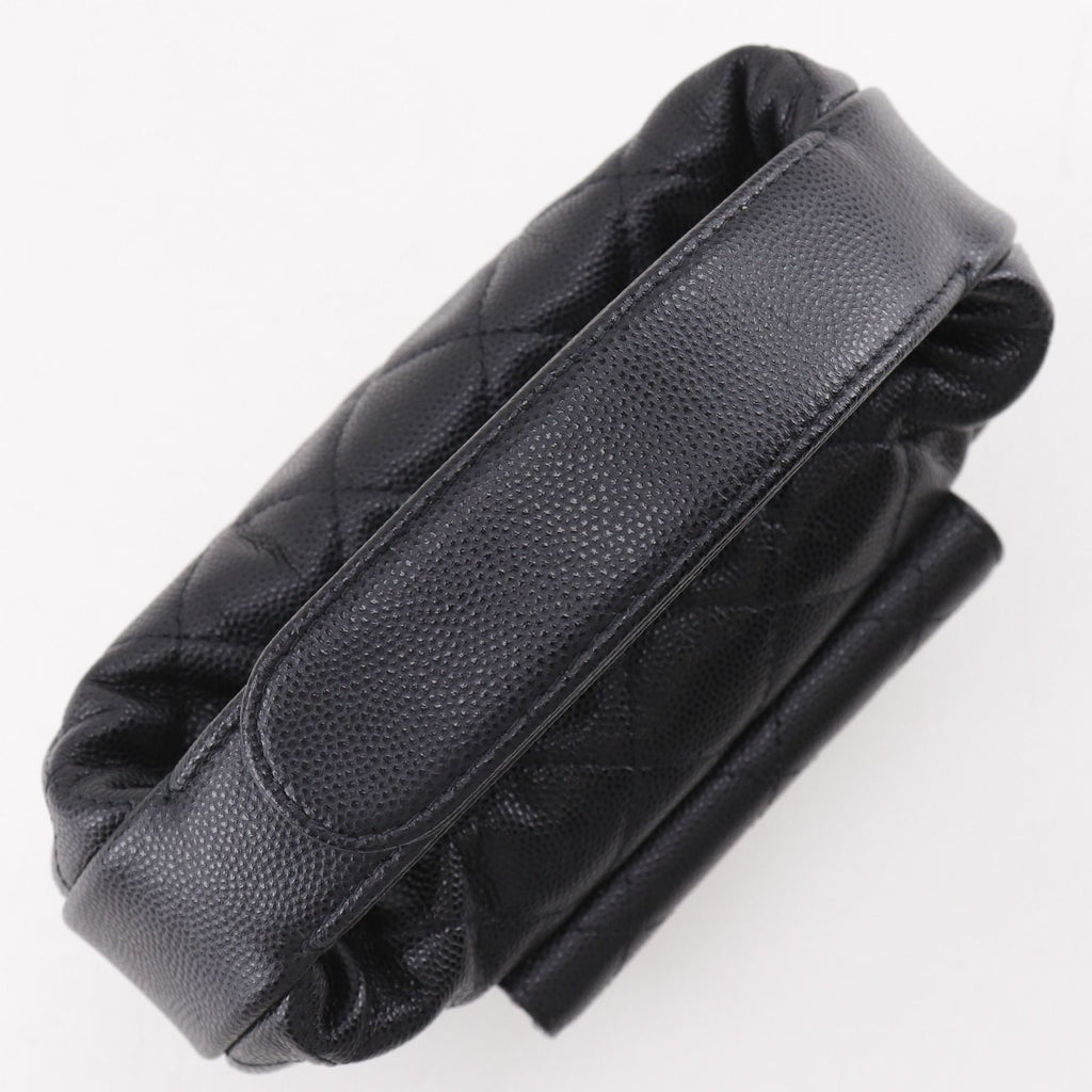 Chanel Mini Bag Quilted Caviar Leather Black — view 6
