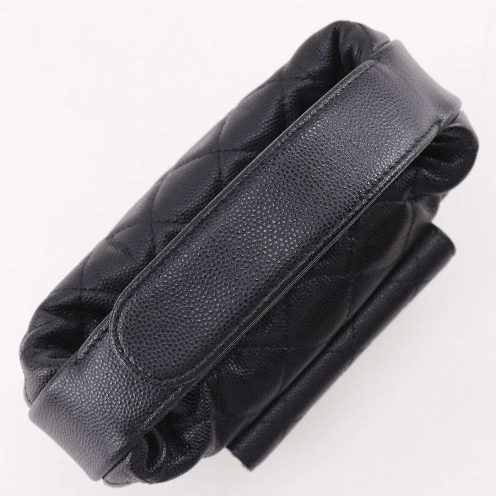Chanel Mini Bag Quilted Caviar Leather Black — view 6