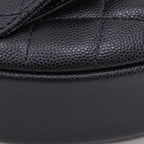 Chanel Mini Bag Quilted Caviar Leather Black — view 5