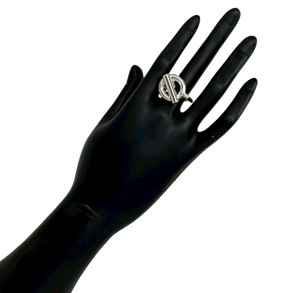 Hermes Croisette Ring 925 Sterling Silver