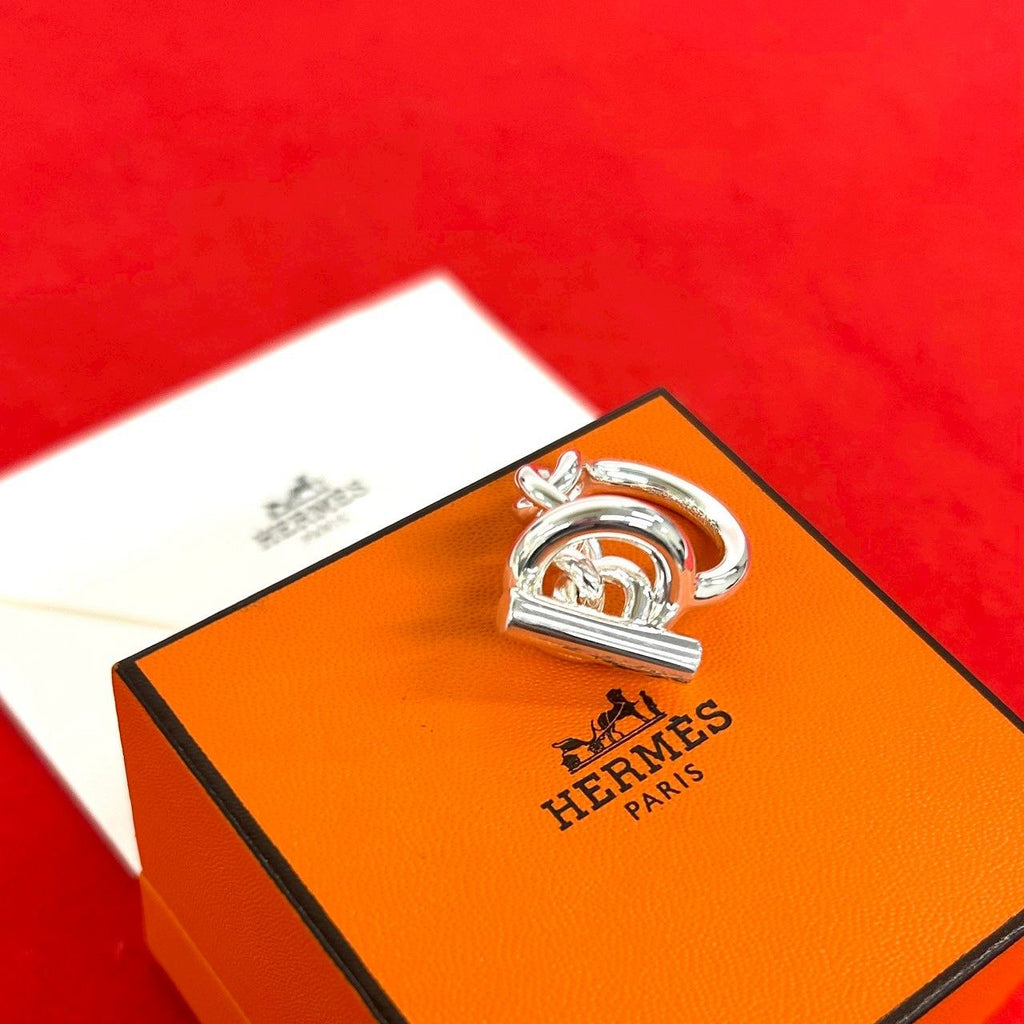 Hermes Croisette Ring 925 Sterling Silver