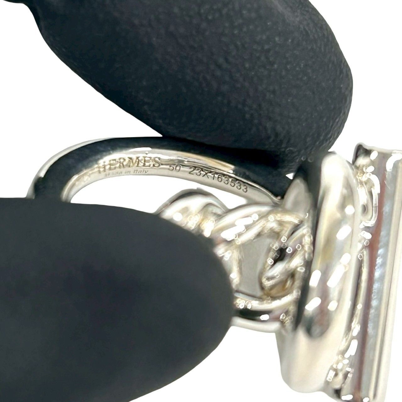 Hermes Croisette Ring 925 Sterling Silver