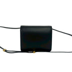 Celine Classic Box Leather Mini Shoulder Bag Pochette Crossbody Black — view 3