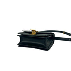 Celine Classic Box Leather Mini Shoulder Bag Pochette Crossbody Black — view 8