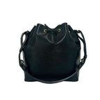 Louis Vuitton Petit Noe Epi Leather Drawstring Shoulder Bag Tote Noir — view 3