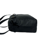 Celine Vintage Triomphe Logo Leather Tote Shoulder Bag Mini Black — view 5