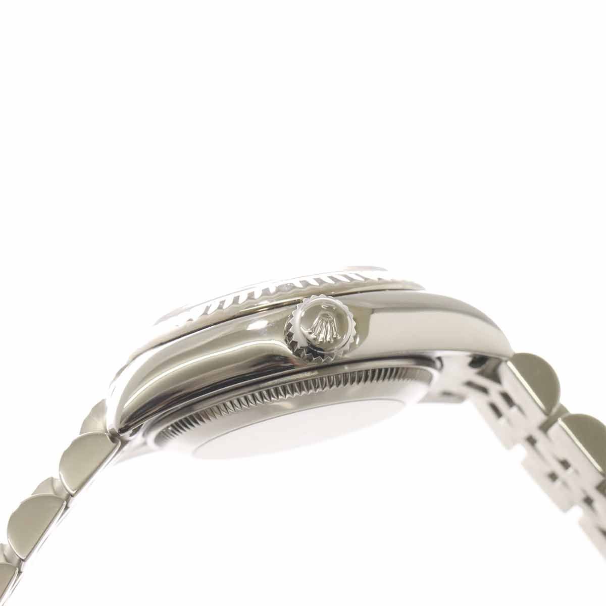 Rolex Datejust Number Roulette Watch Pink Shell 18k White Gold Automatic Winding — view 5
