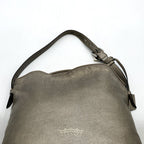 Loewe Heritage Shoulder Bag Leather Silver Metallic — view 5