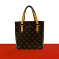 Louis Vuitton Vavin PM Monogram Leather Handbag Mini Tote Brown