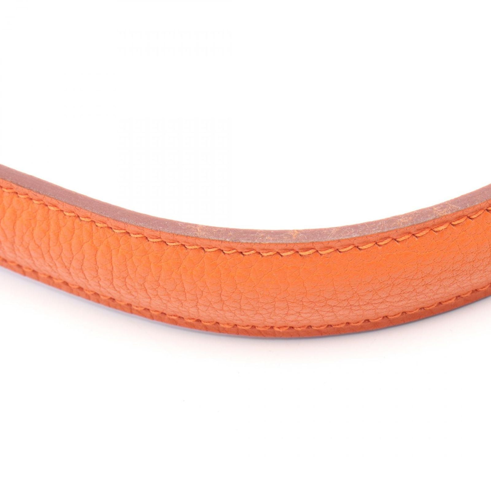 Hermes Shoulder Bag Trim 31 Orange Leather — view 6