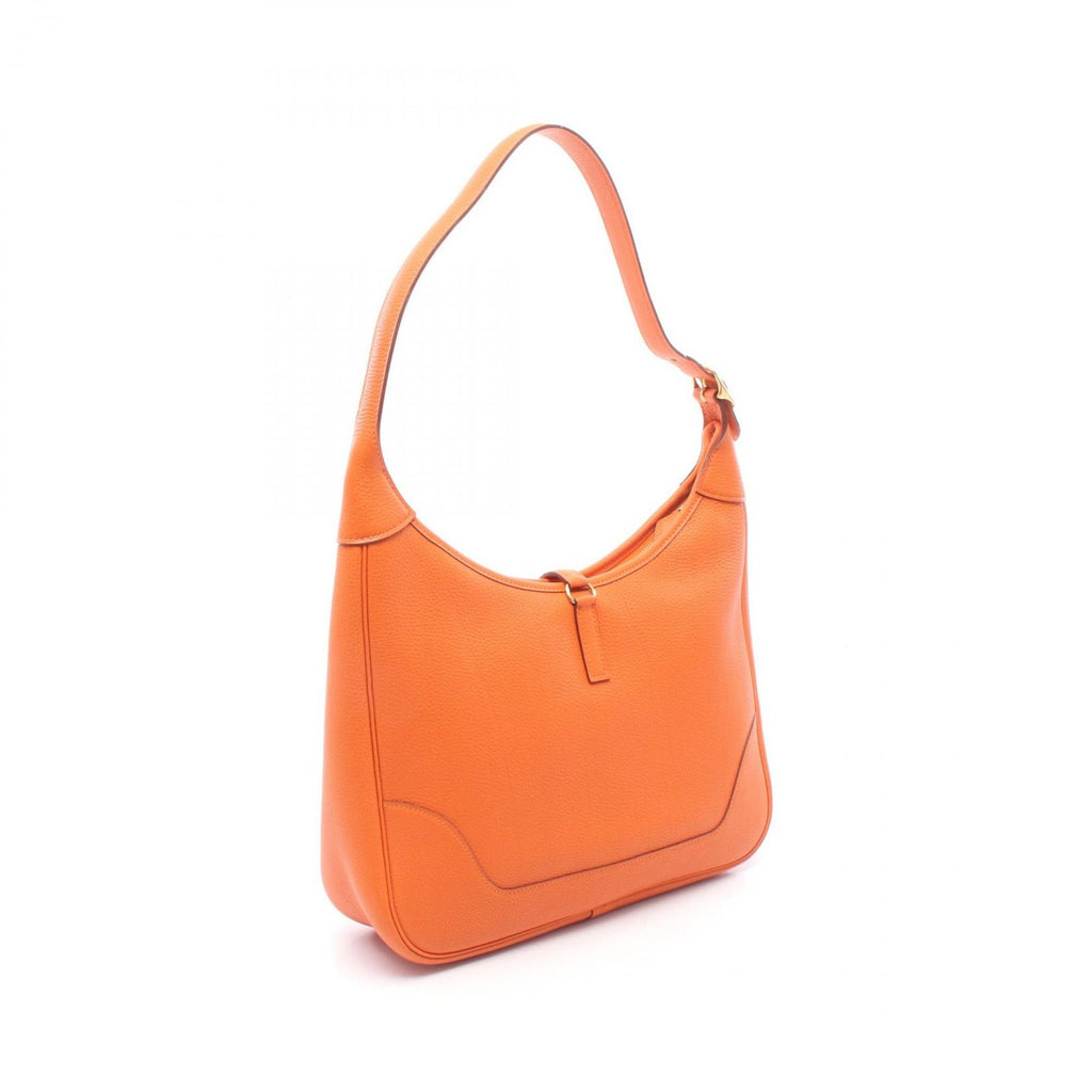 Hermes Shoulder Bag Trim 31 Orange Leather — view 2