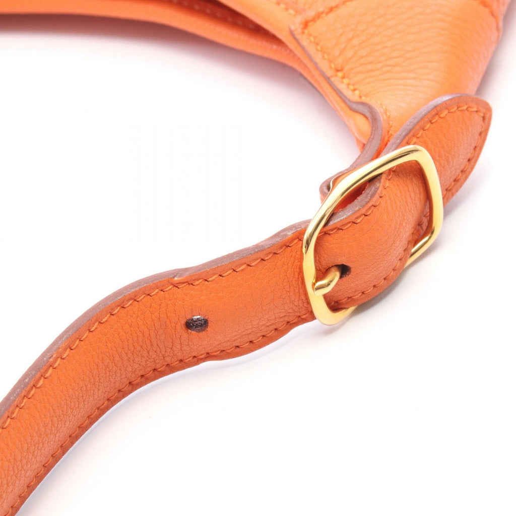 Hermes Shoulder Bag Trim 31 Orange Leather — view 5