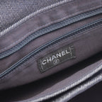 Chanel Handbag Choco Bar Indigo Blue Denim Bar Chain — view 4