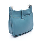 Hermes Shoulder Bag Evelyne 3 Trois PM Blue Jean Leather — view 2