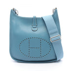 Hermes Shoulder Bag Evelyne 3 Trois PM Blue Jean Leather