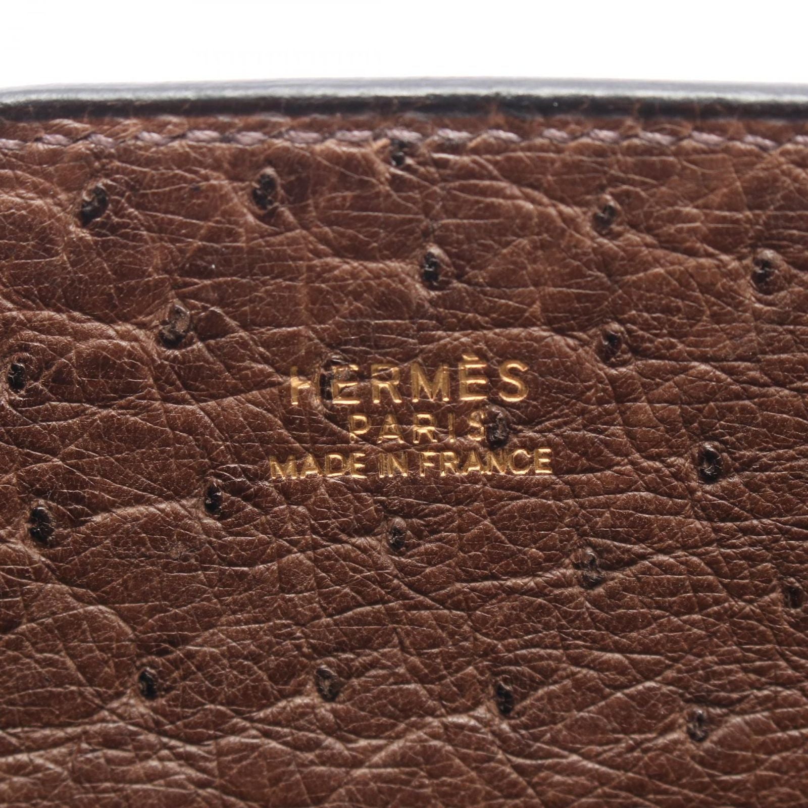 Hermes Handbag White Bus PM Ebene — view 4