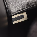 Chanel Shoulder Bag Quilted Black White Lambskin Bicolor Chain — view 5