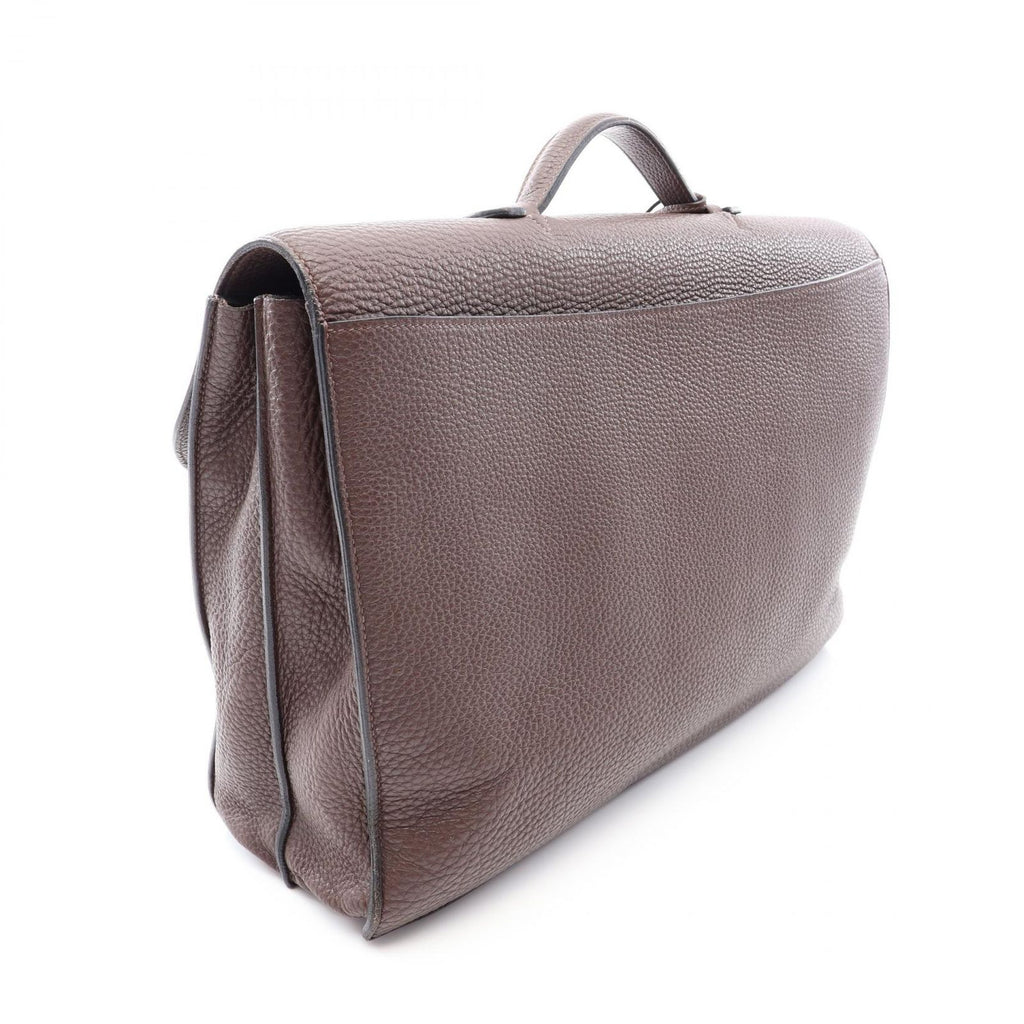 Hermes Business Bag Sac a Depeches 41 Chocolat Leather — view 2