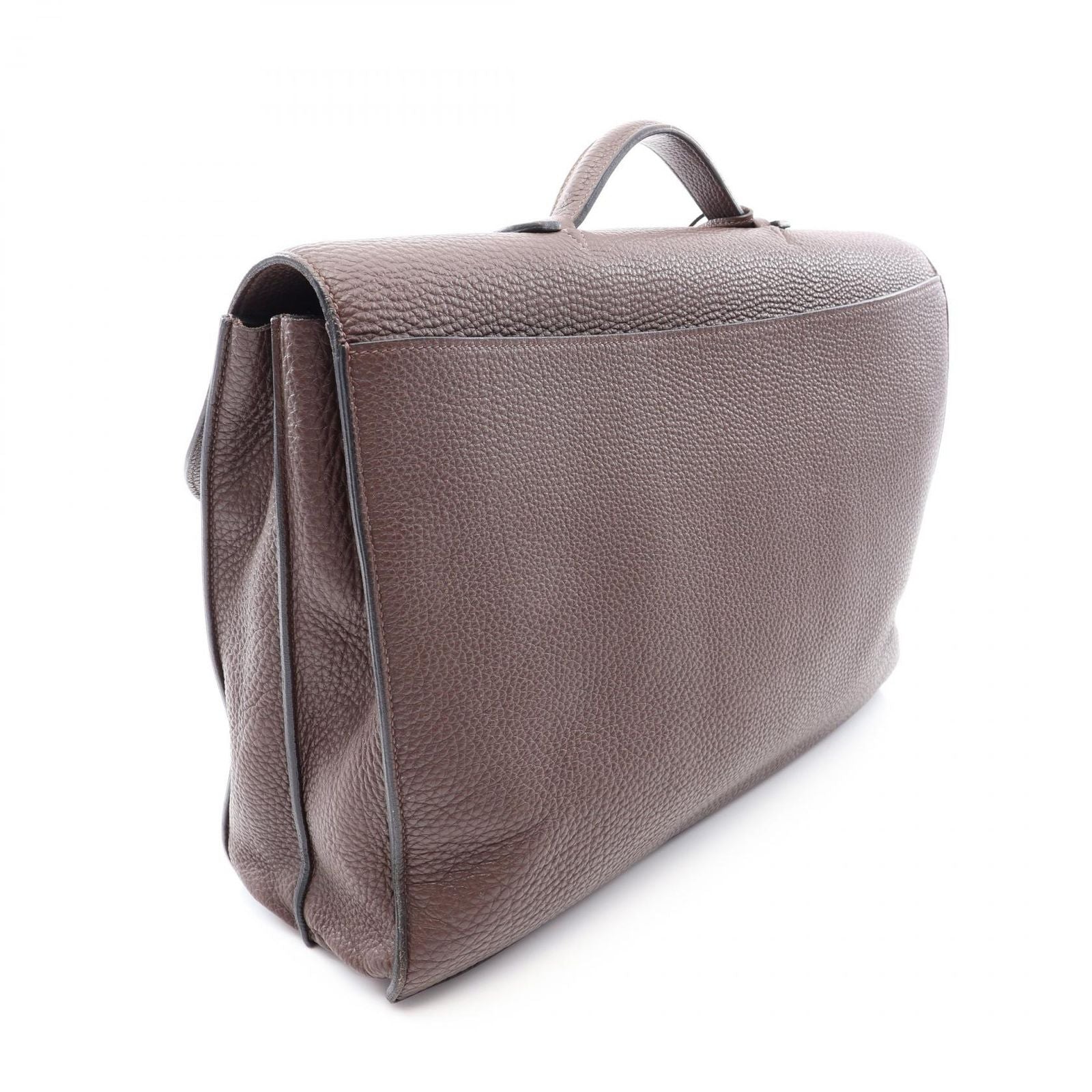 Hermes Business Bag Sac a Depeches 41 Chocolat Leather — view 2