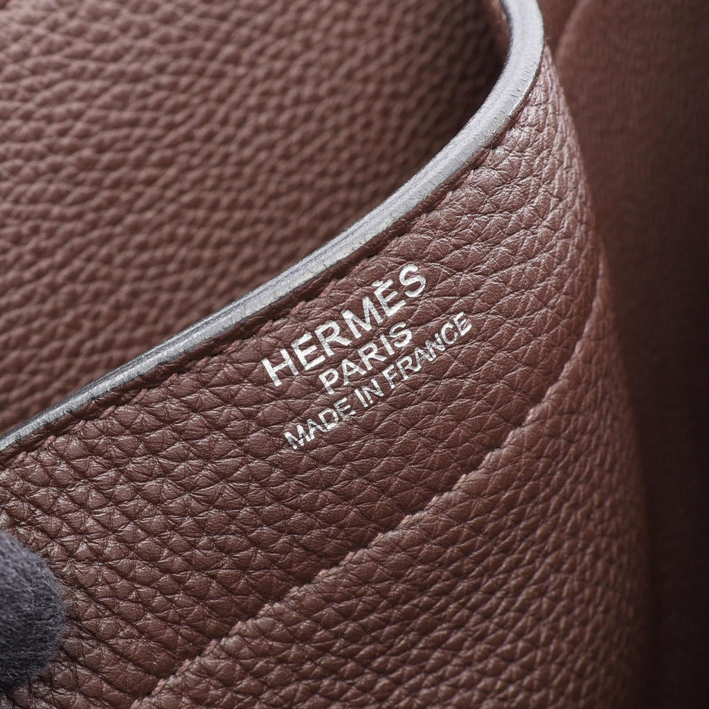 Hermes Business Bag Sac a Depeches 41 Chocolat Leather — view 4
