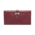 Hermes Bifold Wallet Bearn Classic Rouge Ash Leather