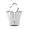 Hermes Handbag Picotin Lock PM Blue Pale Leather