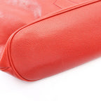 Chanel Tote Big CC Logo Red Caviar Leather Jumbo CC Coco Ball Chain — view 6