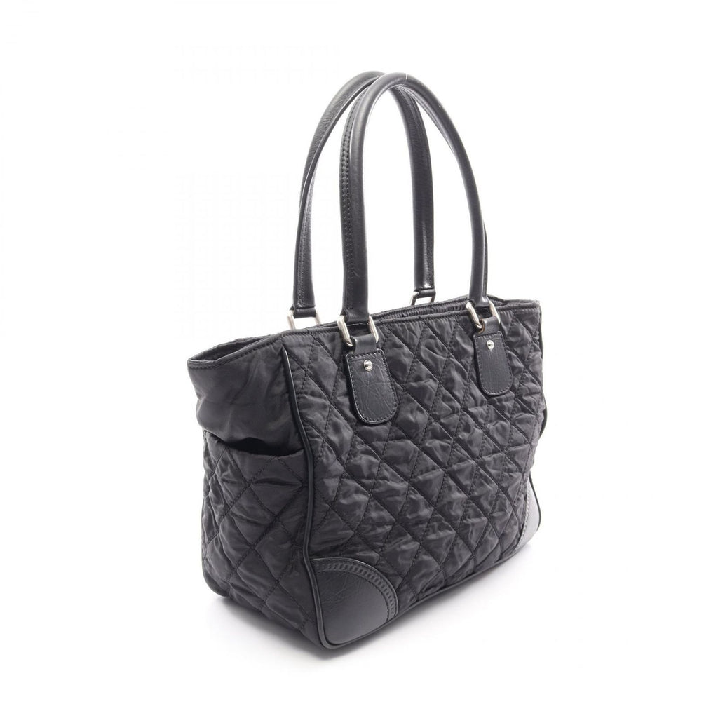 Chanel Tote Paris New York Line Black Nylon Leather New — view 2