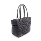 Chanel Tote Paris New York Line Black Nylon Leather New — view 2