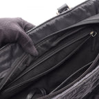 Chanel Tote Paris New York Line Black Nylon Leather New — view 6