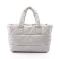 Chanel Tote Coco Cocoon GM Reversible Silver Leather GM