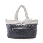 Chanel Tote Coco Cocoon GM Reversible Silver Leather GM — view 6