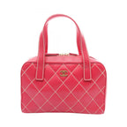 Chanel Handbag Wild Stitch Magenta Leather