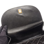 Chanel Shoulder Bag Quilted Black Lambskin — view 6