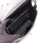 Chanel Shoulder Bag Quilted Black Lambskin — view 3