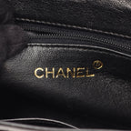 Chanel Shoulder Bag Quilted Black Lambskin — view 4