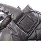 Chanel Coco Cocoon Black Nylon Leather Mini Boston — view 9