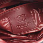 Chanel Coco Cocoon Black Nylon Leather Mini Boston — view 4