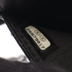 Chanel Shoulder Bag Quilted Black Leather Chain Wallet — view 5