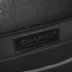 Chanel Shoulder Bag Boy Quilted Black Calf Boy Chain — view 4