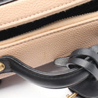 Chanel Shoulder Bag CC Figurine Small Vanity 2-Way Beige Calf Leather CC — view 6