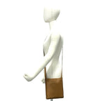 Hermes Clou de Selle Agno Milo Leather Shoulder Bag Pochette Brown — view 2