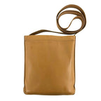 Hermes Clou de Selle Agno Milo Leather Shoulder Bag Pochette Brown — view 3